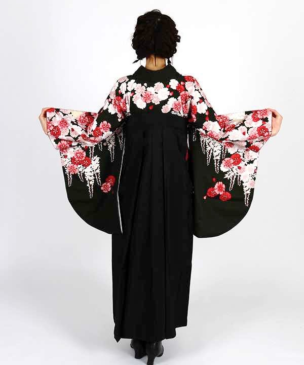 [レンタル] 【対応身長 157cm～165cm】卒業式 袴 レンタル フルセット 女性 袴セット-908の宅配レンタル - 11