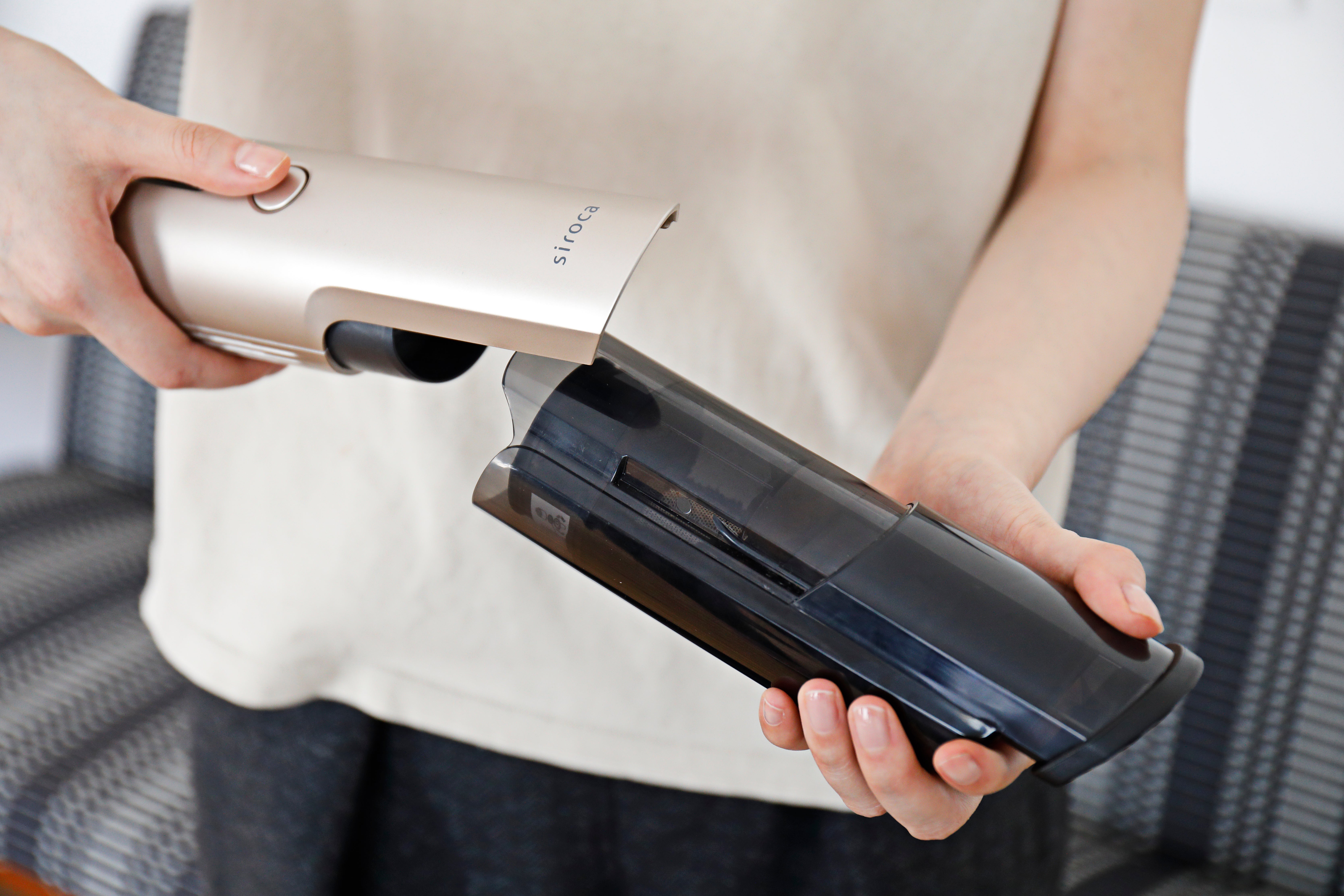 [レンタル] シロカ 2WAYコードレススティッククリーナー SV-S271 [超軽量0.9kg掃除機/ハンディ可] シャンパンシルバー - 8