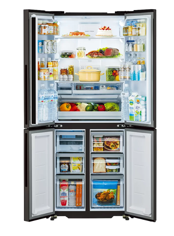 [レンタル] [420L][ファミリー向け][観音開き]アクア 冷凍冷蔵庫 AQR-TZ42R - 7