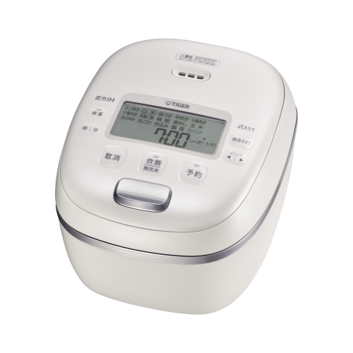 [レンタル] [5.5合炊き] タイガー魔法瓶 ご泡火炊き JRI-A100 圧力IH式 炊飯器 マットホワイト