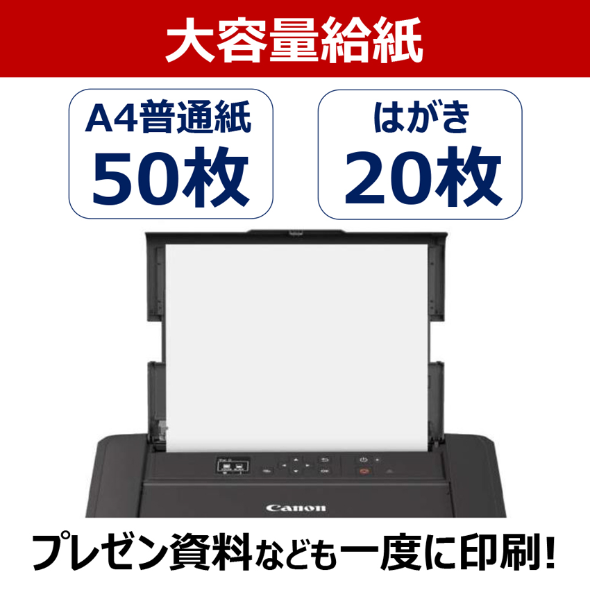 [レンタル] CANON(キヤノン) TR163 A4インクジェット コンパクトプリンター - 2