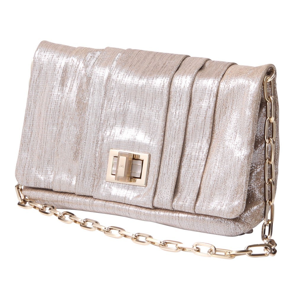 [レンタル] レディース アニヤハインドマーチ ロズリン・ヘアーメタリック・アンスラサイト ショルダーバッグ - 2