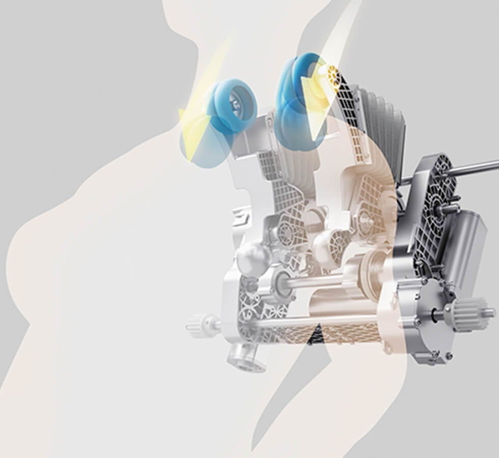 [レンタル] ファミリーイナダ メディカルチェア アイフィットプロ i-Fit PRO FIP-3206J マッサージチェア - 3