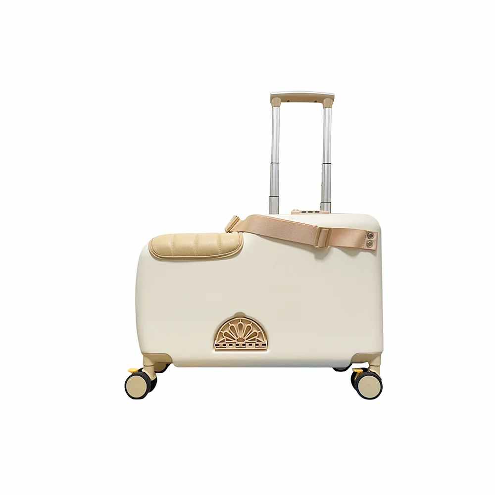 新品、未使用品　キッズトラベル mini 子供が乗れるキャリーケース レンタル] [1-3泊向けサイズ]キッズトラベル キャリーmini