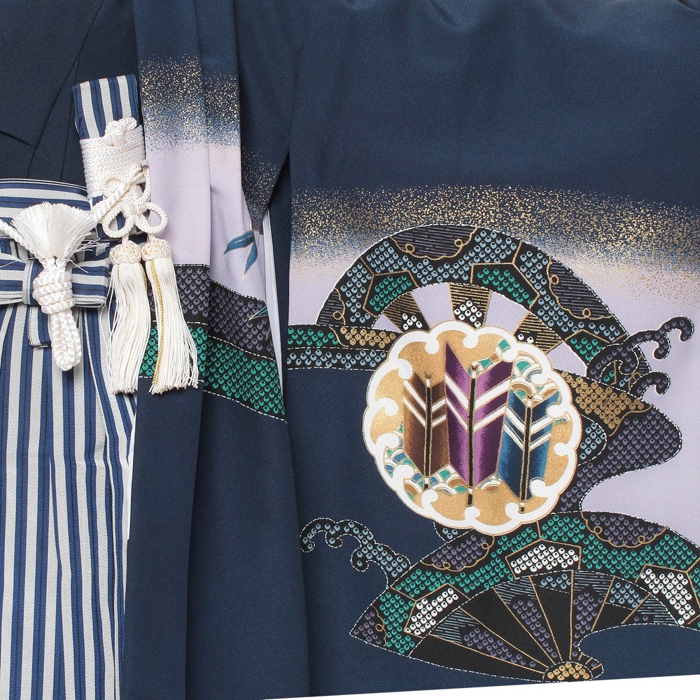 [レンタル] 七五三/節句 袴セット 5歳 男の子 エレクトロモダン 鷹の宅配レンタル - 4