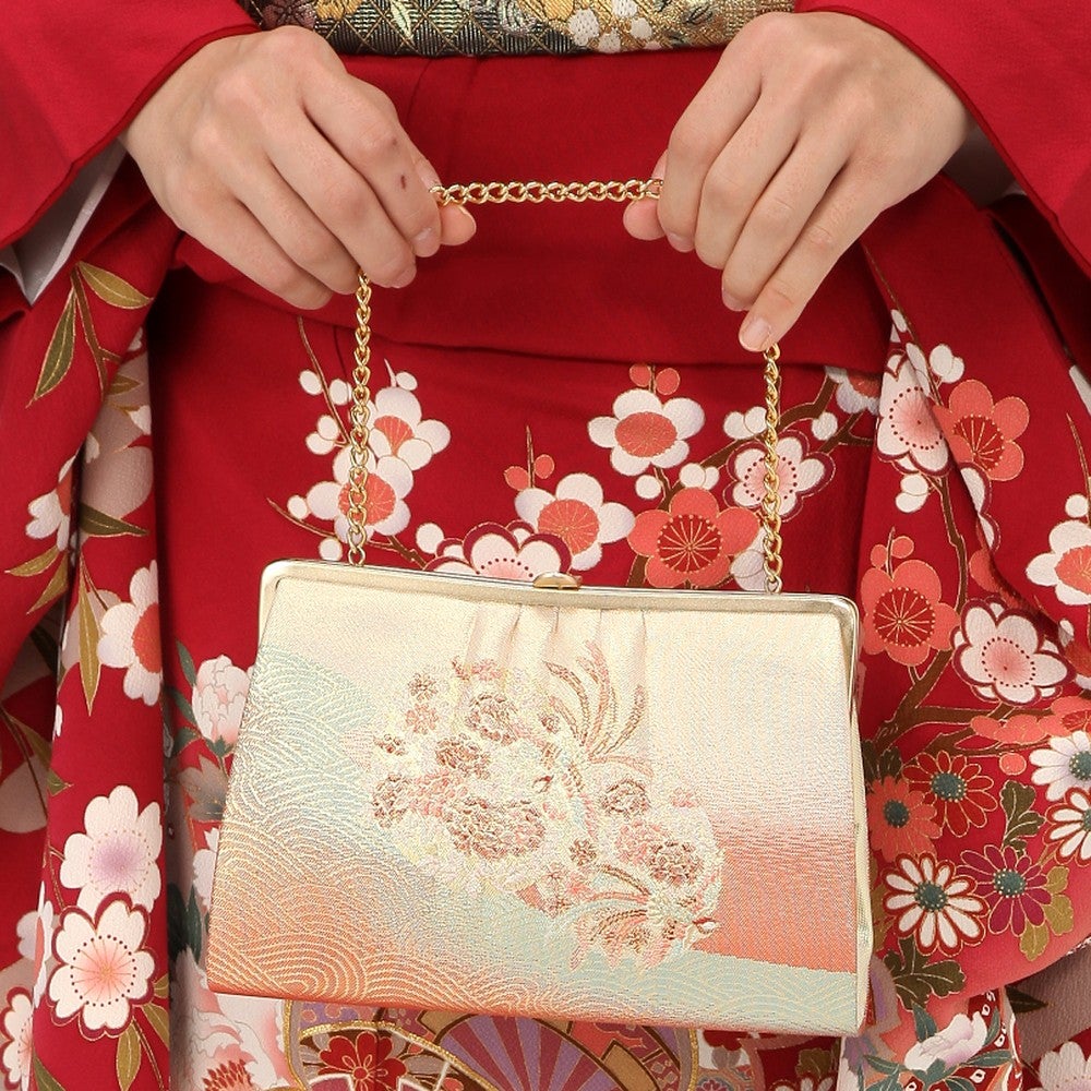 [レンタル] 振袖 大花柄 Mサイズ(レッド×ブラック,レッド) / Lサイズ(ネイビー)の宅配レンタル - 13