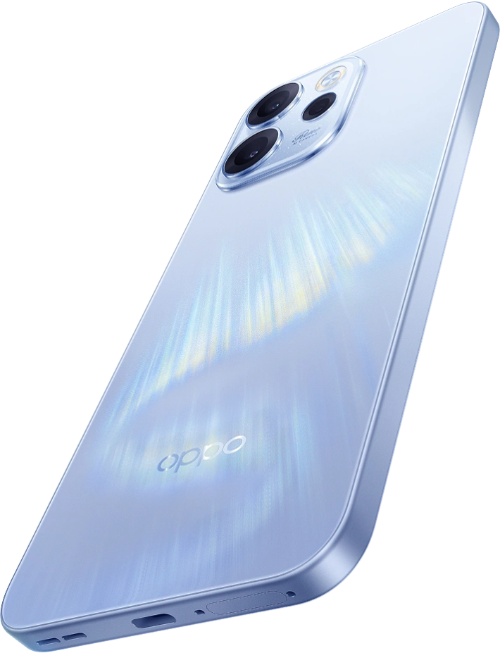 OPPO(オッポ) Reno15 A (8GB+128GB)SIMフリー スマートフォン 背面斜め オーロラブルー - 7