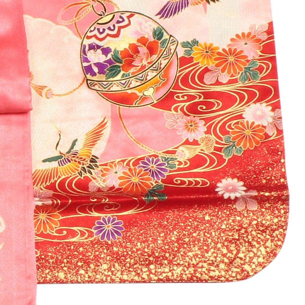 [レンタル] 七五三/節句 着物セット 7歳女の子 遠山柄 重厚感の宅配レンタル - 2