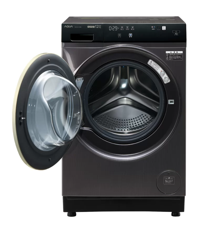 レンタル] アクア 【左開き】AQW-DX12R ドラム式洗濯乾燥機 洗濯12kg