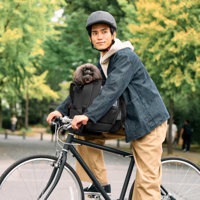 [レンタル] OGK buddiQ 自転車用ペットリュック ハグバディー PET-012 - 3