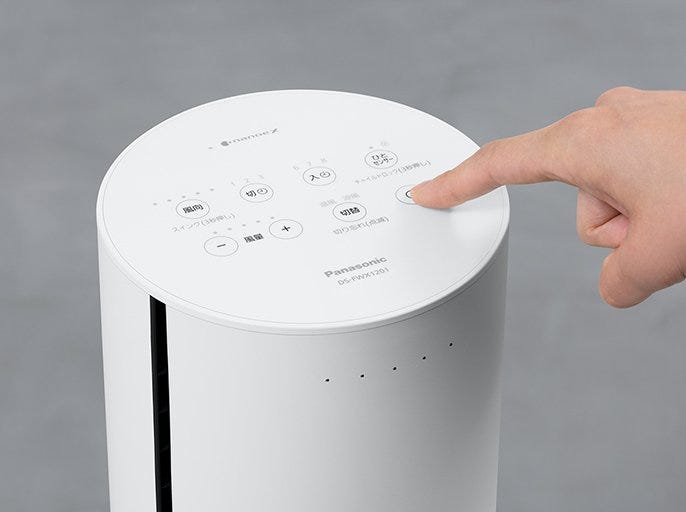 レンタル] Panasonic ナノイーX搭載ファンヒーター Hot&Cool DS