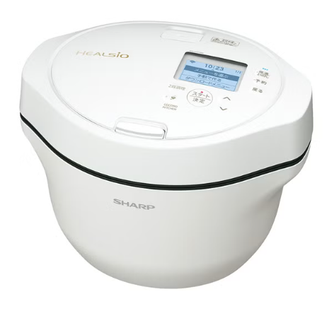 [レンタル] 【長期利用向け】シャープ ヘルシオ ホットクック KN-HW16K 2〜4人用 1.6L容量 ホワイト - 2