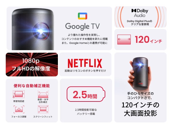 【定価7万円】Nebula Capsule 3 ポータブルプロジェクター　保証書 定価7万円】Nebula Capsule 3 ポータブルプロジェクター 保証書