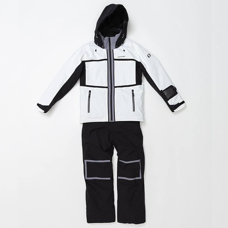 スキーウェア スノーボードウェア 上下 スノボ L 黒 男女兼用 スキー