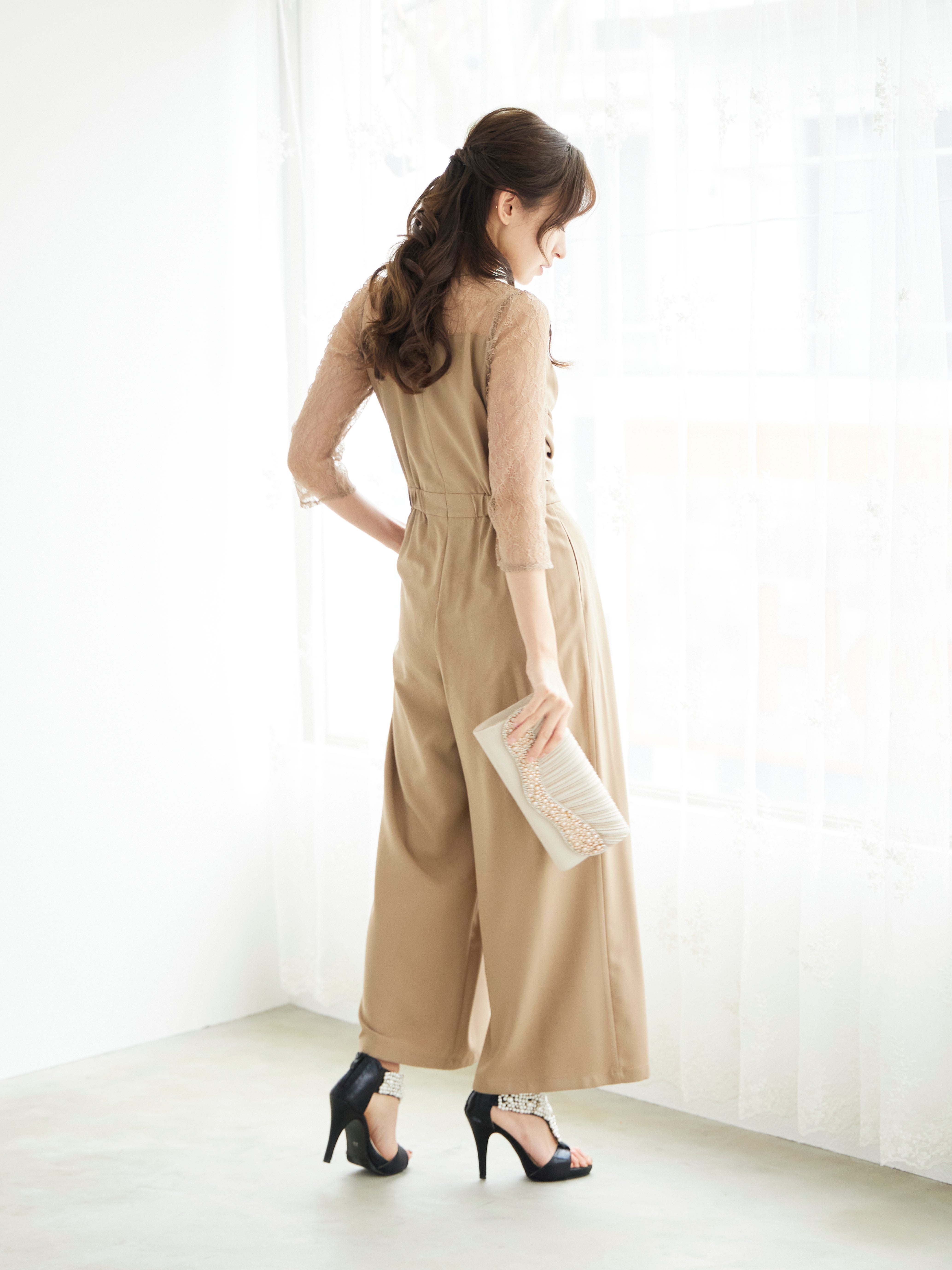 レンタル] BELINDA DE CAPRIS クロスデザイン オールインワン パンツ