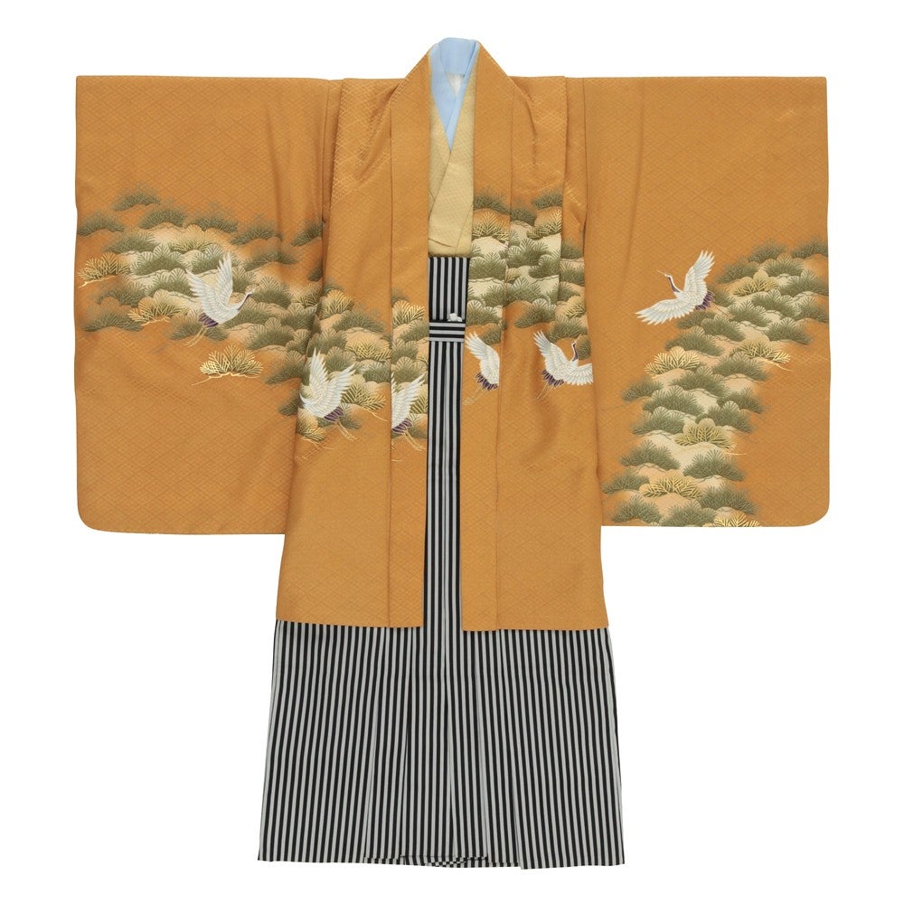 [レンタル] 七五三/節句 袴セット 5歳 男の子 松 白鳥の宅配レンタル - 4