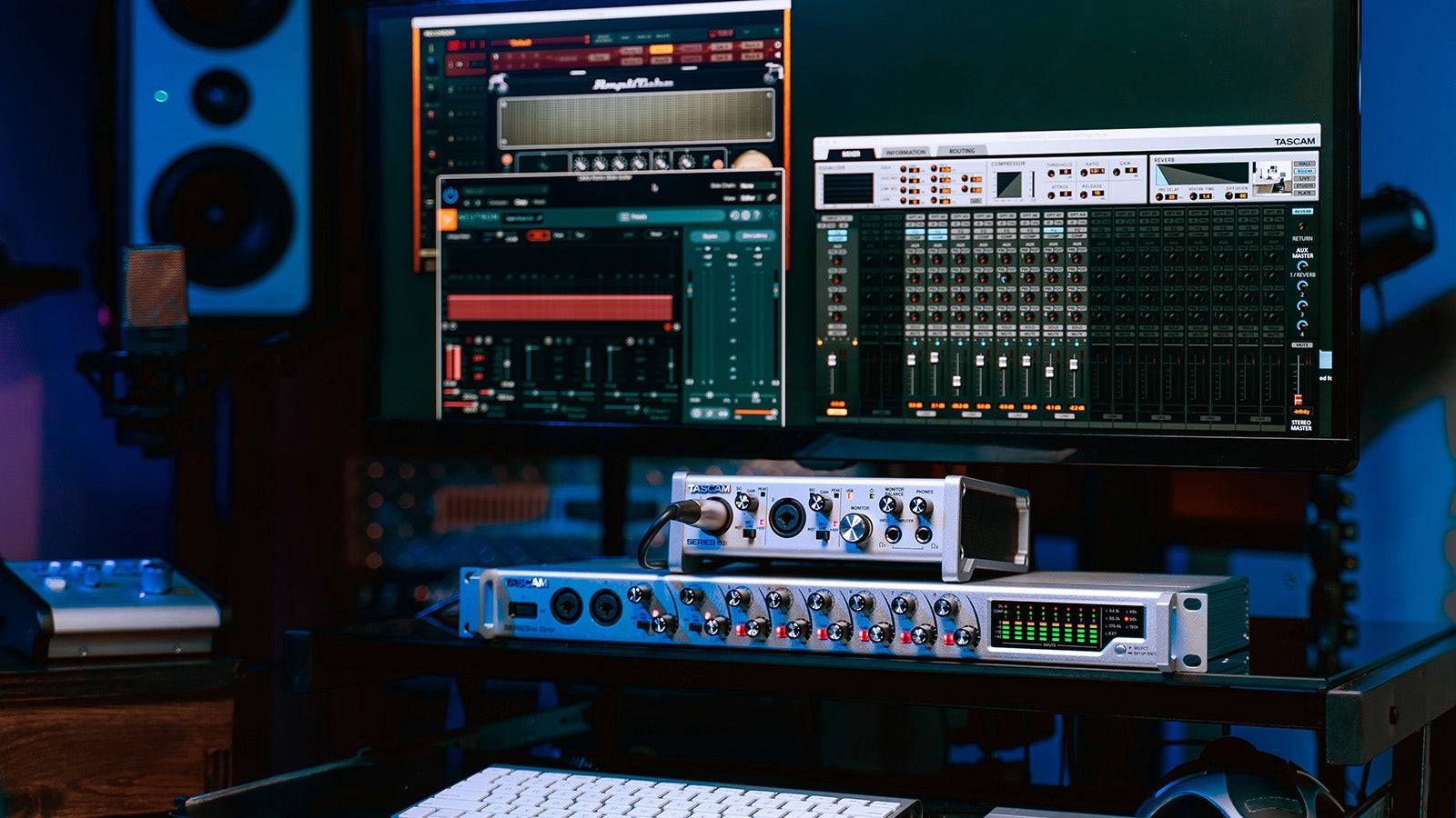 TASCAM SERIES 8p Dyna マイクプリアンプ SERIES 8p Dyna | 8-Channel Mic Preamp & DA Converter with