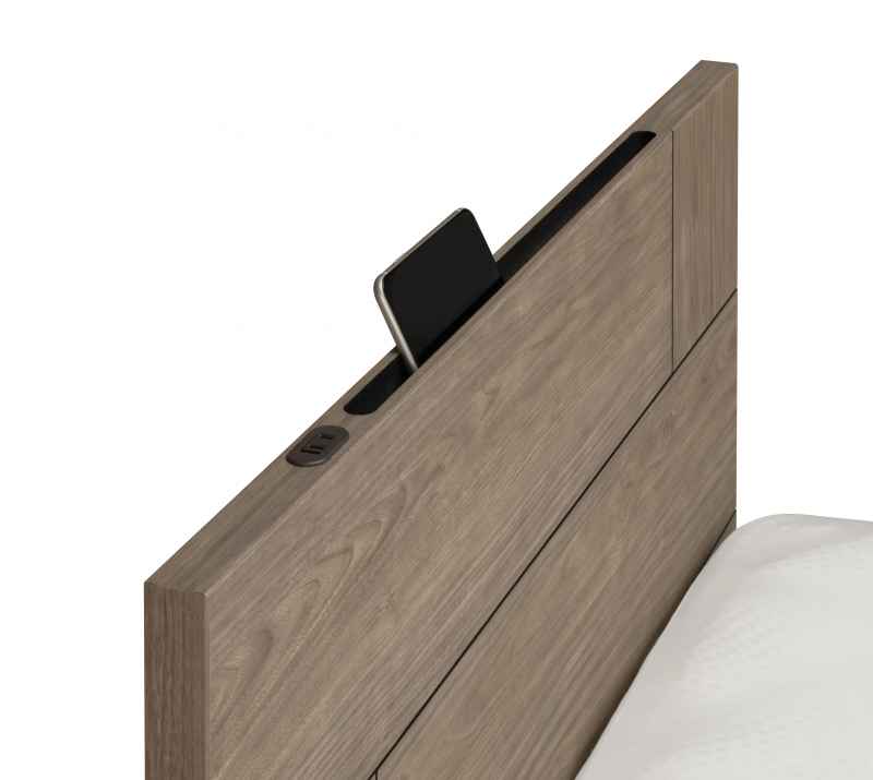 [レンタル] 【送料別 / セミダブル】フランスベッド 電動リクライニング用木製ベッドフレーム「LT-101F」 セミダブルサイズ - 4