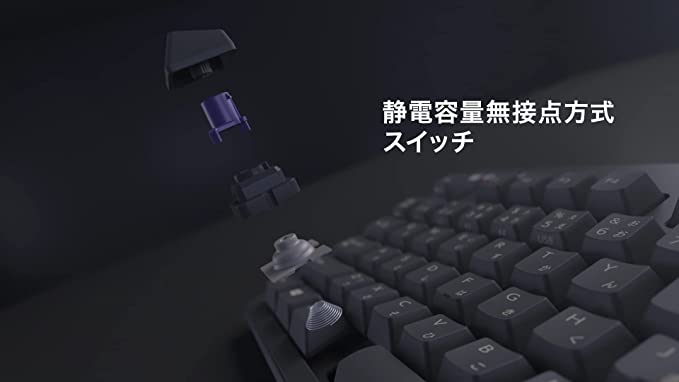 [レンタル] 東プレ REALFORCE R3 R3HB11 無線フルキーボード 英語配列 キー荷重45g - 2