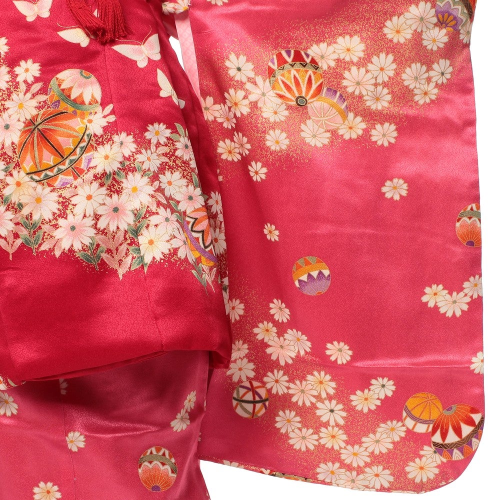 [レンタル] 七五三/節句 被布セット 3歳女の子 手毬 気品の宅配レンタル - 4