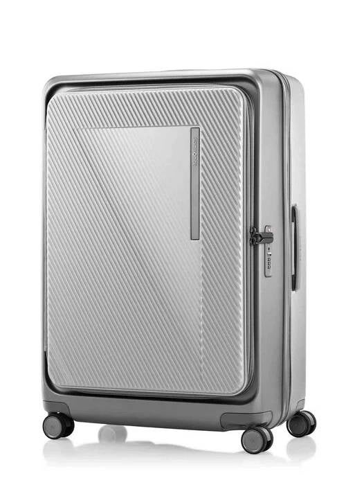 [レンタル] [8-10泊向けサイズ]サムソナイト ジップリックスFT スピナー75EXP エキスパンダブル 102L/拡張時120 L ハードスーツケース シルバー