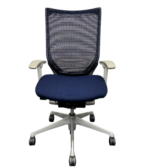 [レンタル] オカムラ バロン オフィスチェア ハイバック 可動肘 ダークブルー - 2