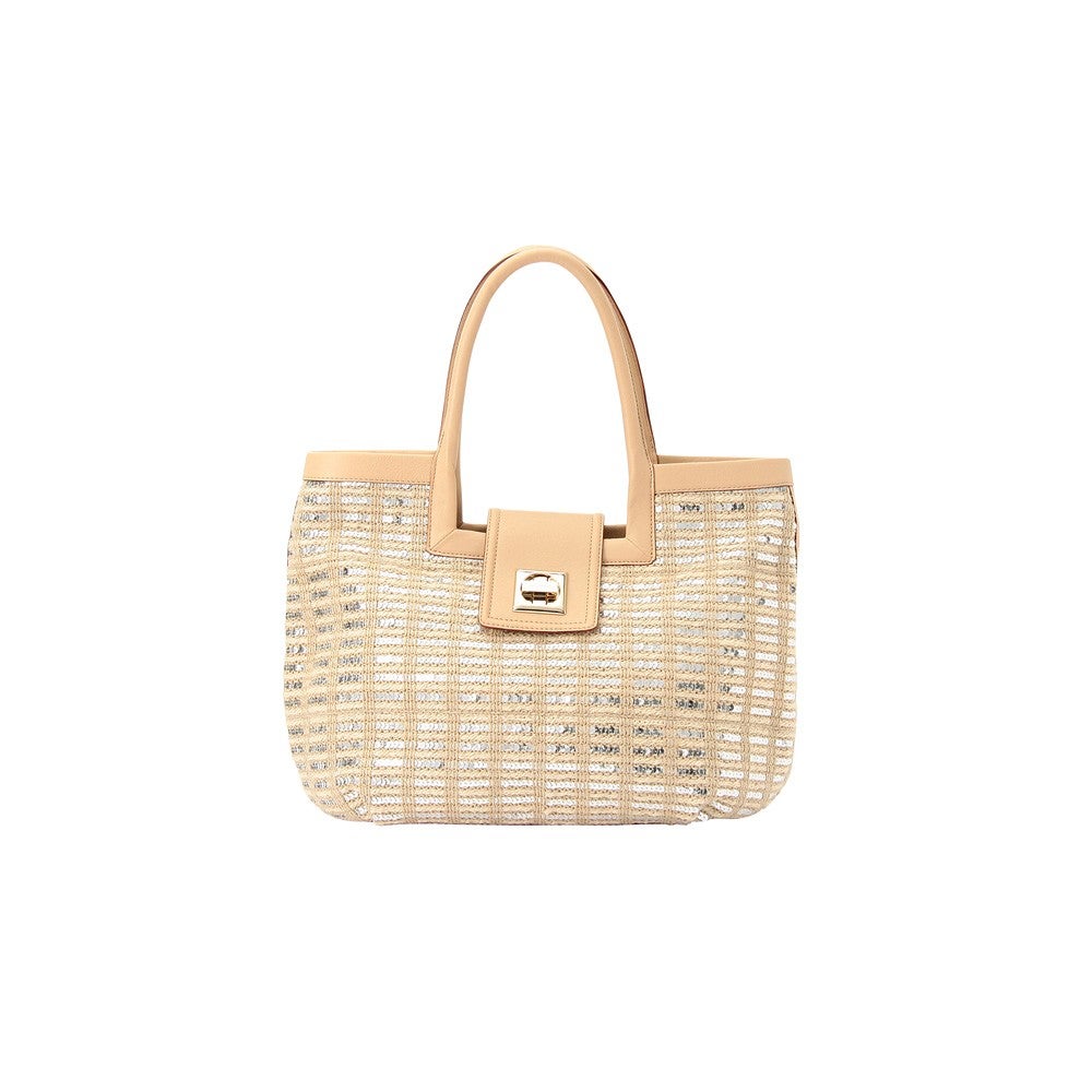 [レンタル] レディース ケイトスペード ストロー スパンコール ハンドバッグ - 6