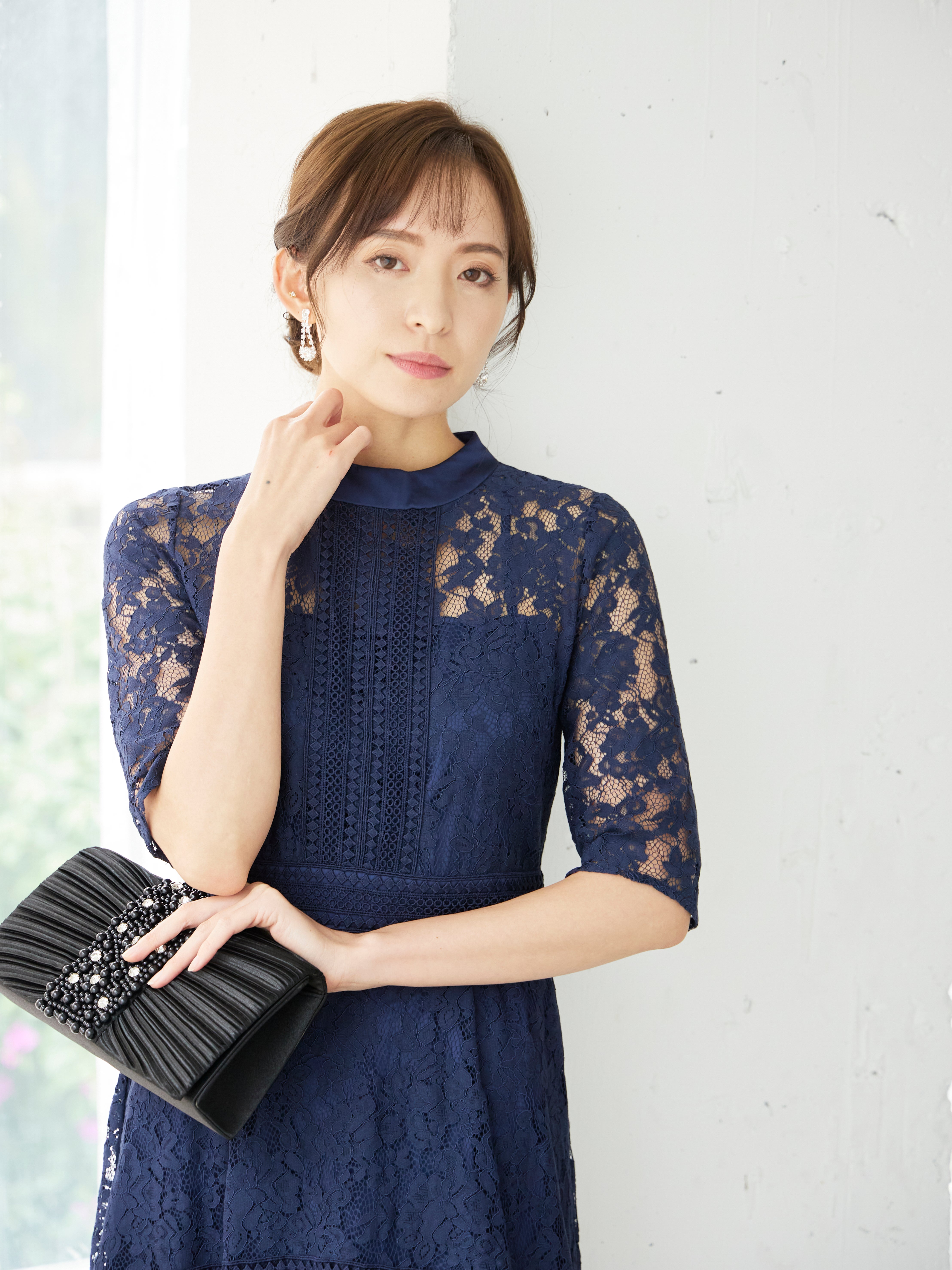 レンタル] BELINDA DE CAPRIS ケミカルレース フィッシュテール