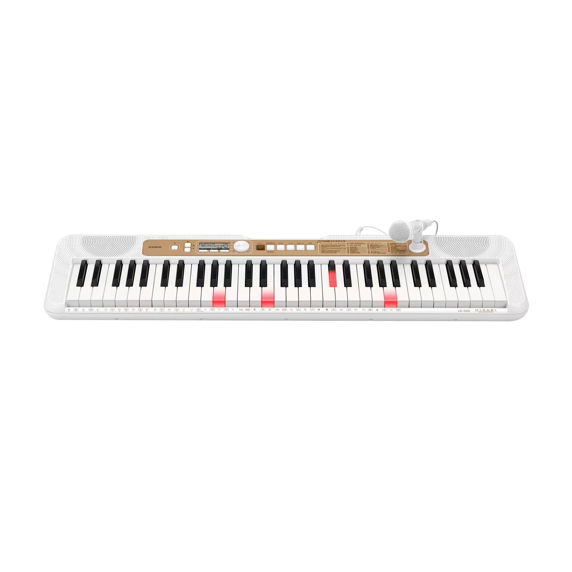 [レンタル] CASIO(カシオ) Casiotone LK-340 電子キーボード