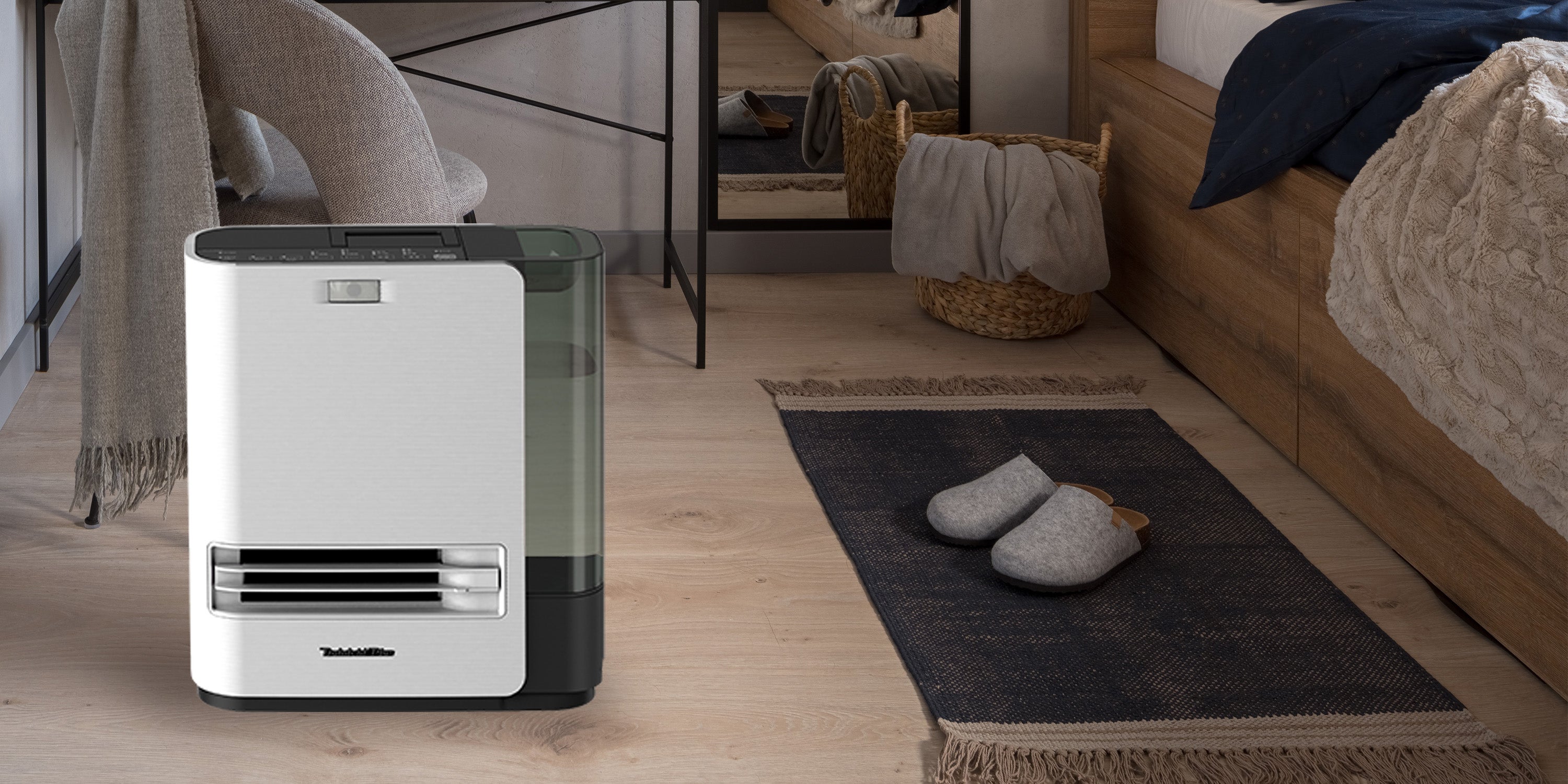 [レンタル] ダイニチ プラス(Dainichi Plus) 加湿セラミックファンヒーター EF-H1200G (暖房目安 3～8畳) - 2