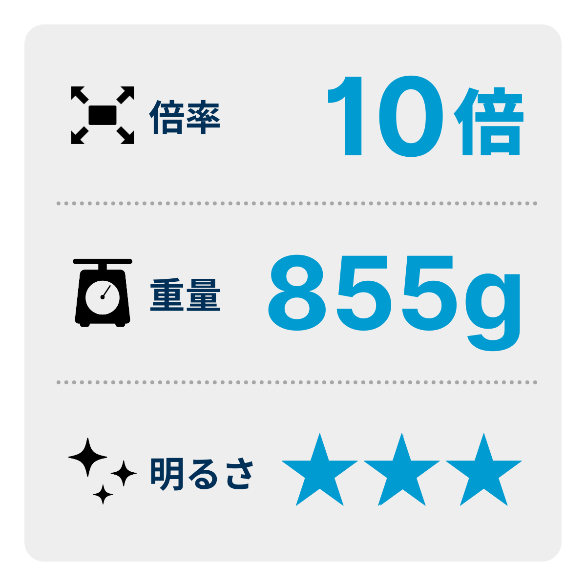 [レンタル] [倍率10倍]リコー PENTAX ZD 10×50 ED 双眼鏡 - 3