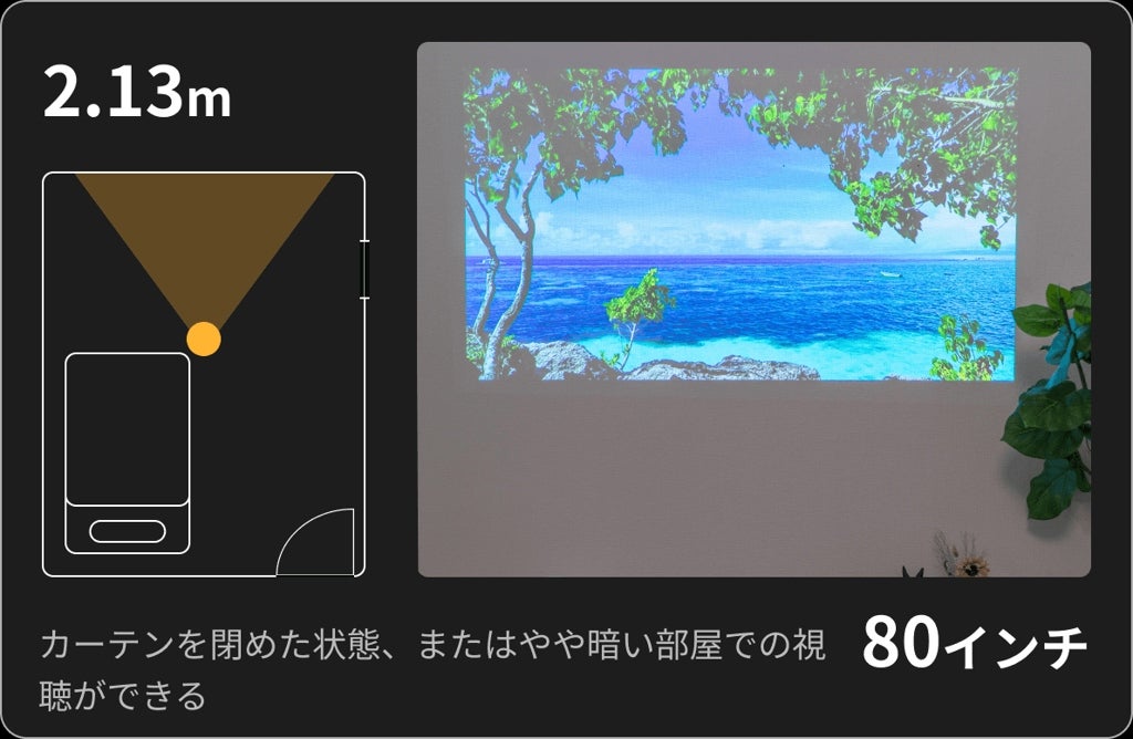 [レンタル] Aladdin Poca Laser モバイルプロジェクター - 10