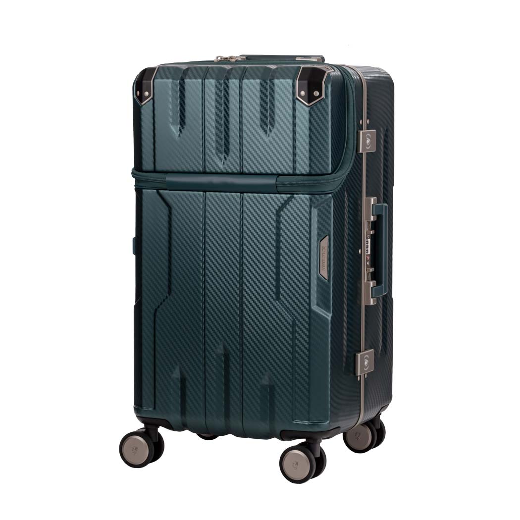 [レンタル] [8-10泊向けサイズ]LEGEND WALKER 5901 APOLLON アポロン 91L ハードスーツケース グリーン