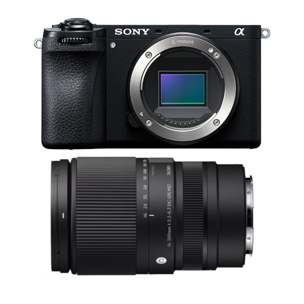 [レンタル] ソニー α6700とシグマの便利ズームレンズ(16-300mm)セット ミラーレス一眼