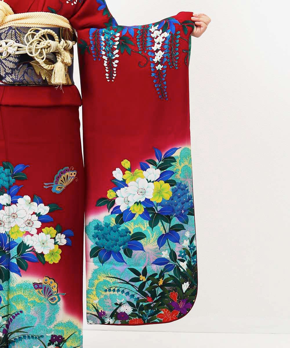 [レンタル] 【対応身長155-170cm】レンタル振袖フルセット-124の宅配レンタル - 7