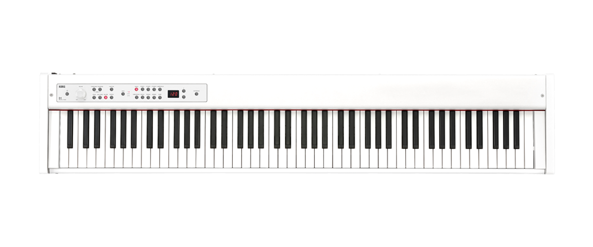 KORG コルグ D1 日本製 RH3鍵盤 88鍵盤 ホワイト　純正スタンド付き Amazon | KORG(コルグ) 電子ピアノ D1 88鍵盤/初心者/日本製の