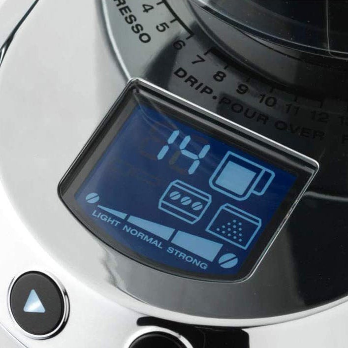 デロンギ デディカ コーン式コーヒーグラインダー KG521J-Mの液晶ディスプレイ - 3