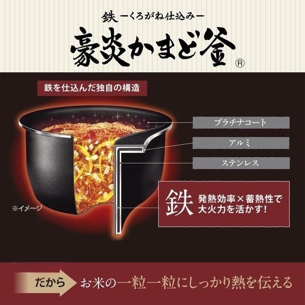 [レンタル] [1升炊き] 象印 炊飯器 NW-WA18 圧力IH炊飯ジャー - 8