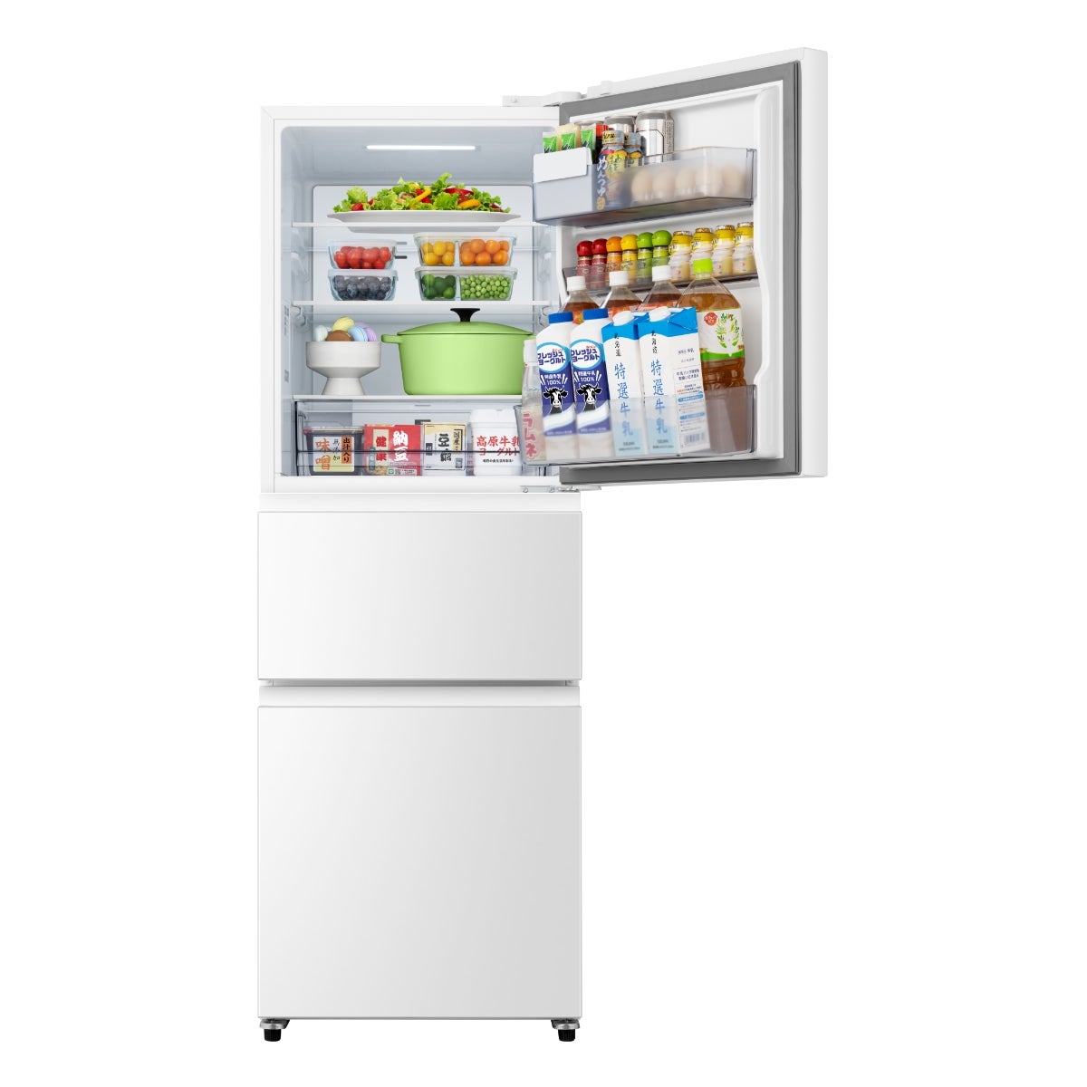 [レンタル] [295L][二人暮らし向け][右開き]Hisense (ハイセンス) HR-D295K 冷凍冷蔵庫 - 6