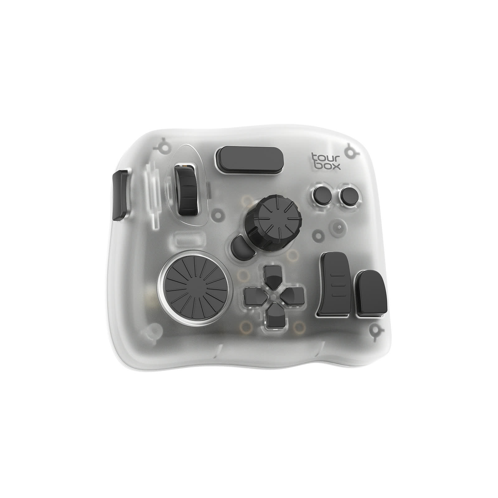 TourBox Elite Plus 左手デバイス 本体 正面（ロゴ面） - 2