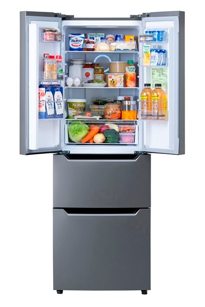 [レンタル] [320L][二人暮らし向け][観音開き]アイリスオーヤマ 冷凍冷蔵庫 IRSN-32A-S シルバー - 3