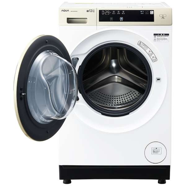 [レンタル] アクア 【左開き】AQW-DM12R ドラム式洗濯乾燥機 洗濯12kg/乾燥6kg - 4