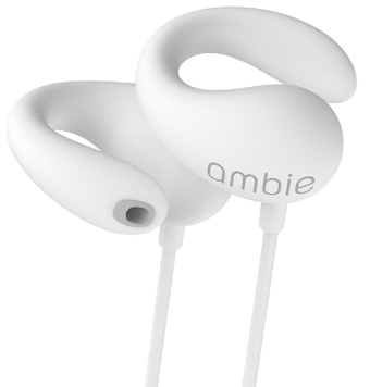 【未使用】ambie 骨伝導イヤホン ホワイト 耳を塞がないイヤフォン「ambie」完全ワイヤレス化。1.5万円