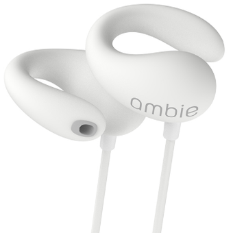 月額レンタル 耳を塞がないイヤホン Ambie ワイヤレスイヤカフ ホワイト Rentio レンティオ