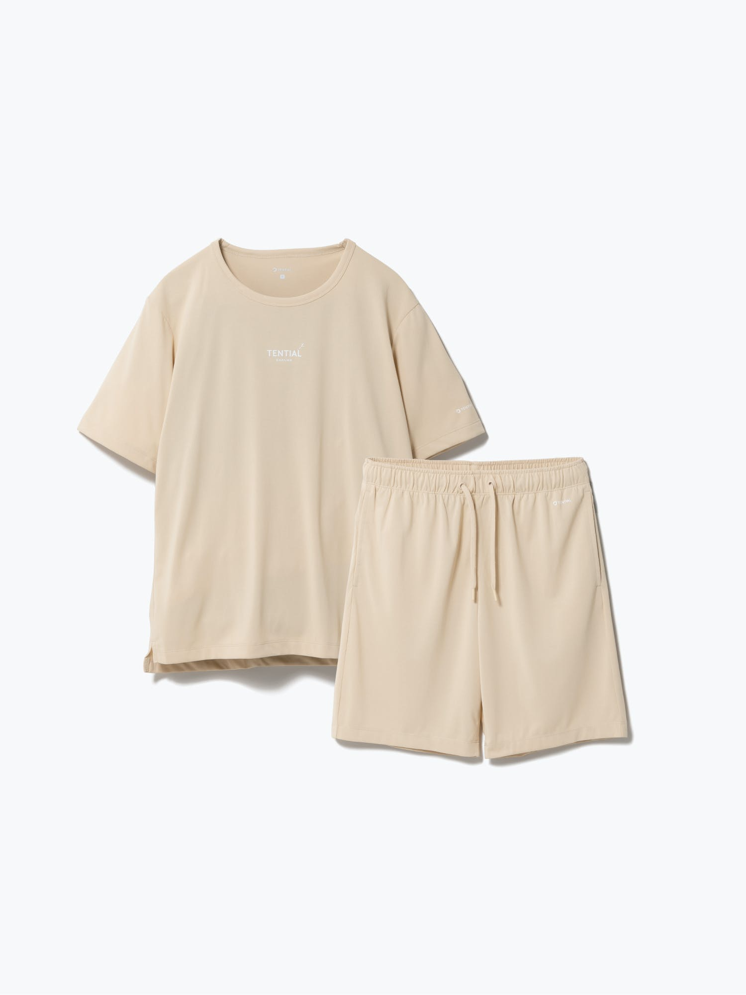 TENTIAL ベージュ ルームウェア 上下セット M TENTIAL ベージュ ルームウェア 上下セット M