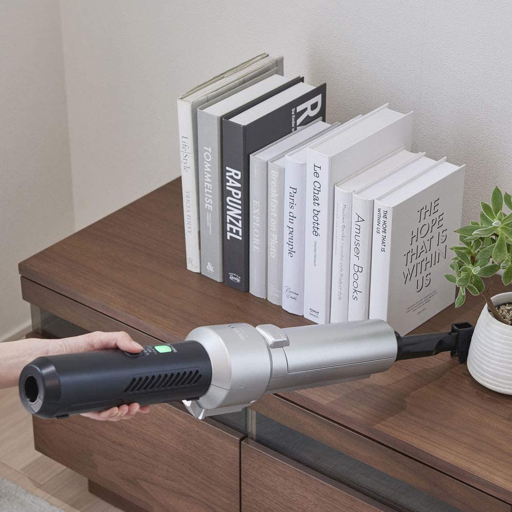 [レンタル] アイリスオーヤマ スティッククリーナー 静電モップ付 シルバー IC-SLDCP12 - 4