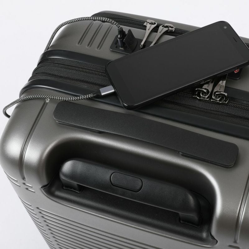 [レンタル] [1-3泊向けサイズ]BERMAS EURO CITY2 No.60295 フロントオープンファスナー38L 48cm ハードスーツケース ジェットブラックの宅配レンタル - 12