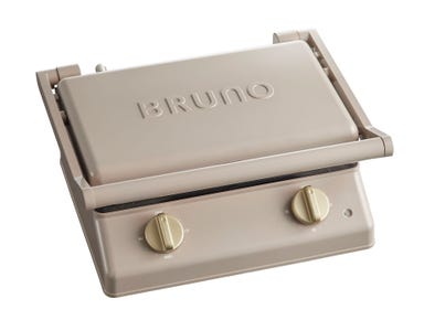 ブルーノ グリルサンドメーカー ダブル ホットサンドメーカー BOE084 グレージュ