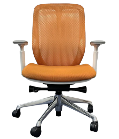 [レンタル] オカムラ Sylphy(シルフィー) ハイバック メッシュタイプ 可動肘 ナイロン双輪キャスター C686BW-FMR8 オフィスチェア ※1都3県のみ対応 - 6