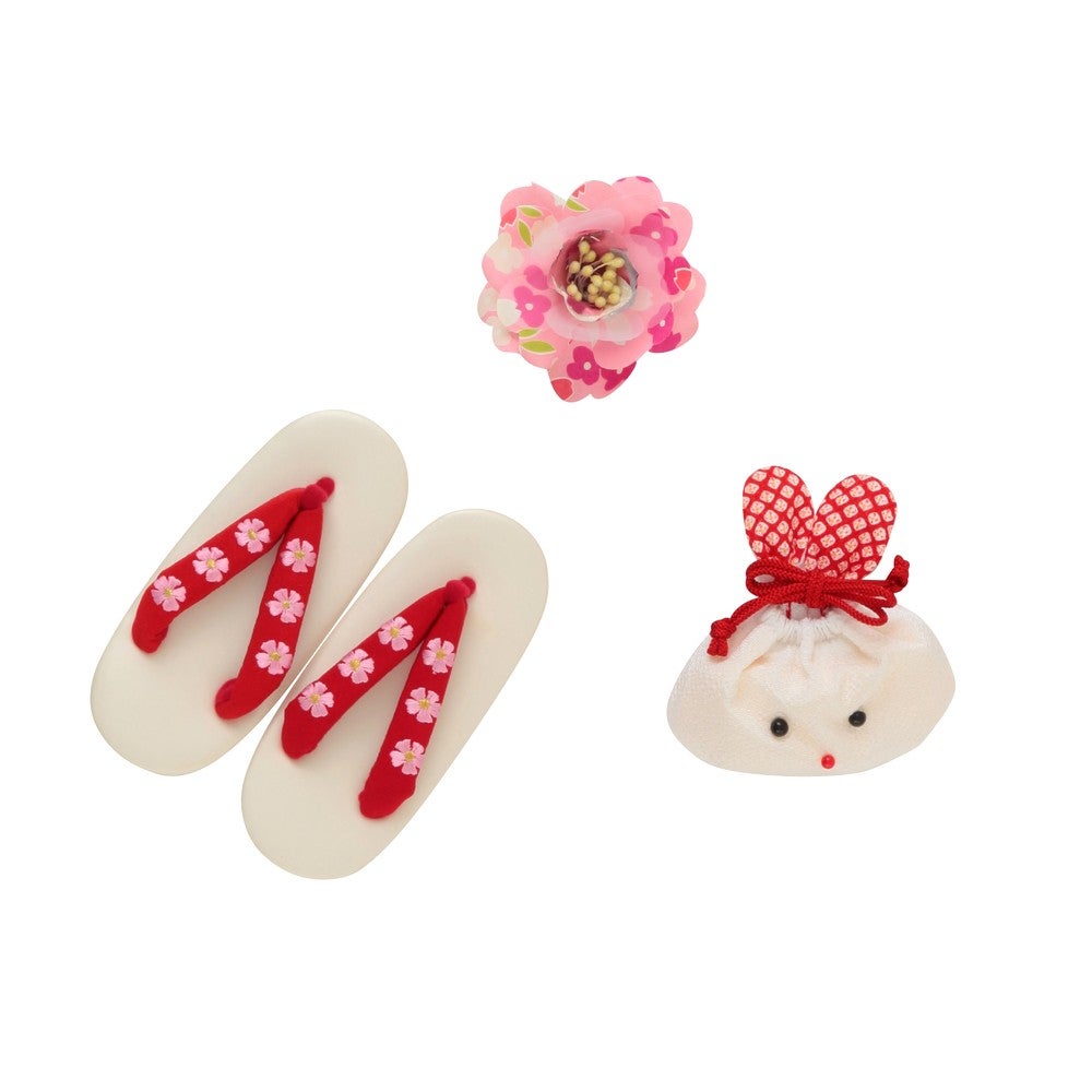 [レンタル] 七五三/節句 被布セット 3歳女の子 被布セット 妖麗 大柄牡丹の宅配レンタル - 4